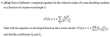 Derive Meier S Empirical Equation