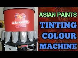 Asian Paints Tinting Machine And