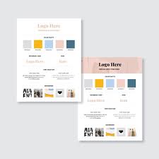 Brand Style Sheet Guide Template 2
