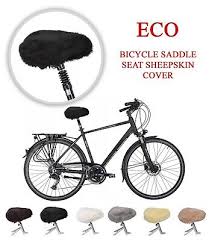 Bike Bicycle Saddle Seat Sheepskin