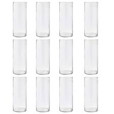 12 Cylinder Glass Vase By Ashland