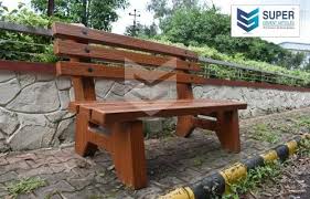 Rcc Garden Wooden Finish Bench With