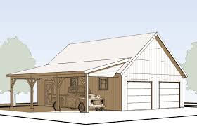 the lincoln timber frame garage plan