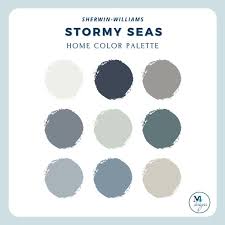 Stormy Seas Color Palette For Home