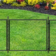 37 3 In H X 50 2 In W Steel Diamond Mesh Garden Fence Gate