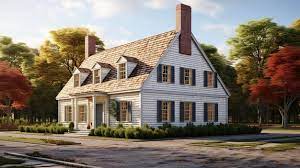 Dutch Colonial House With Gambrel Roof