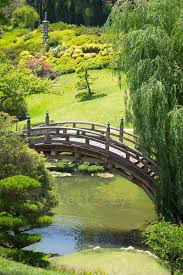 Beautiful Japanese Garden With Pond And