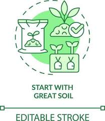 Ground Gardening Tip Abstract Idea