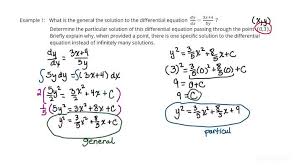 Diffeial Equation Passing