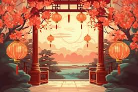 Classic Oriental Background With