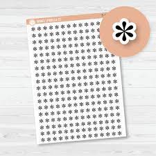 Asterisk Icon Planner Stickers And