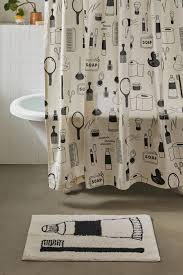Bathroom Icon Shower Curtain Urban