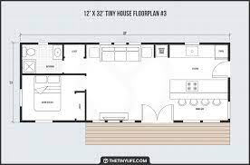 12 X 32 Tiny Home Designs Floorplans