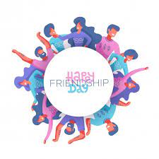 Friends Characters Happy Friendship Day