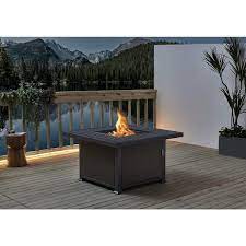 Square Aluminum Propane Fire Pit