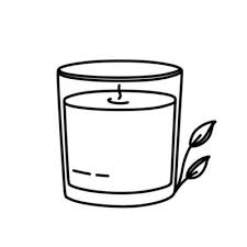 Candle Jar Vector Art Icons And