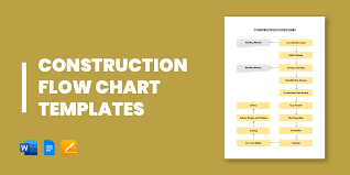 Construction Flow Chart Templates