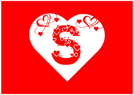 S Letter Logo With Love Icon Graphic By