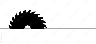 Cartoon Circular Saw Blades Icon Or