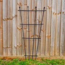 Woodside 1 2m Metal Garden Fan Trellis