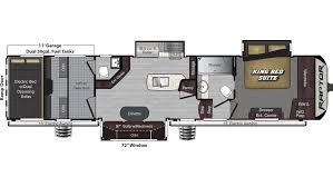 Keystone Raptor 355ts Floor Plan Toy Hauler