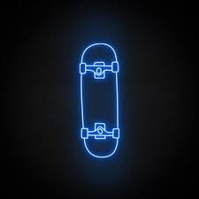 Skateboard Neon Sign For Sports Lover