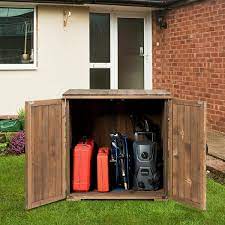 Outdoor Wooden Storage Shed Cabinet