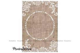 Burlap Garden Flag Sublimation Design