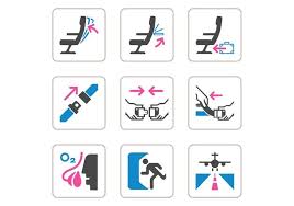 Free Aircraft Safety Vector Icons 82618