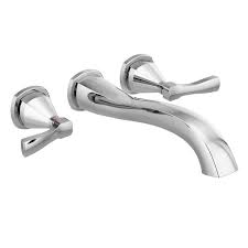 Delta T5776 Wl Stryke Wall Mounted Tub Filler Chrome