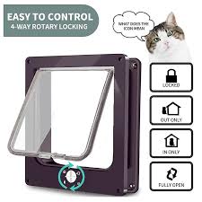 Xianrenge Large Cat Flap 4 Way Magnetic