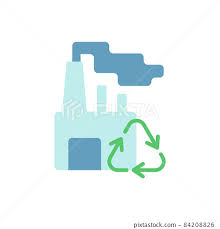 Recycling Vector Flat Color Icon