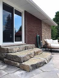 Farm Flagstone Patio And Steps Reveal