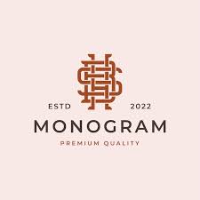 Premium Vector Monogram Initial