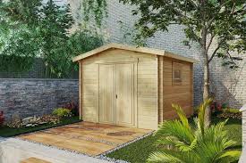 Small Garden Shed Nora F 9m² 44mm 3