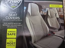 Autodrive Front Car Truck Seat Covers