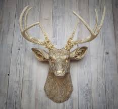 Faux Taxidermy Deer Head Wall Mount