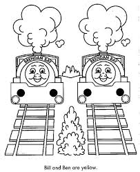 Print Thomas The Train Coloring Pages