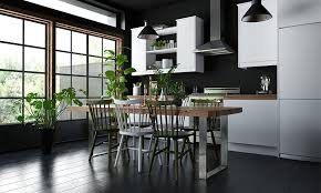 Black And White Kitchen Designs