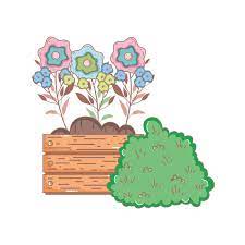 100 000 Flower Bed Icon Vector Images