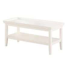 Convenience Concepts Ledgewood Coffee Table White