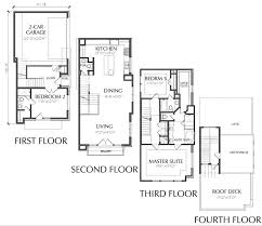 New Townhomes Plans Narrow Townhouse