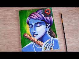 Shree Krishna Painting On Canvas