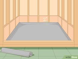 How To Make A Shower Pan Complete Step