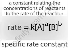 Rate Law And Specific Rate Constant