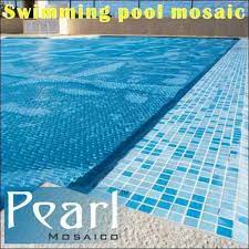 Glass Mosaic Blue Swimming Pool Tiles