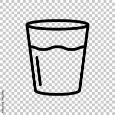 Glass Of Water Cup With Drink Simple