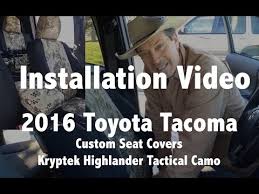 2016 Toyota Tacoma Seat Cover