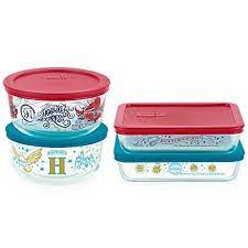 Pyrex 8 Pc Glass Food Storage Container