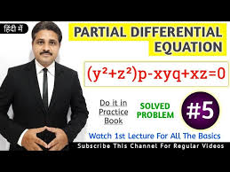 Partial Diffeial Equation Of First